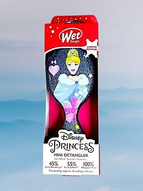 Disney Princess Mini Detangler - Pink & Light Blue